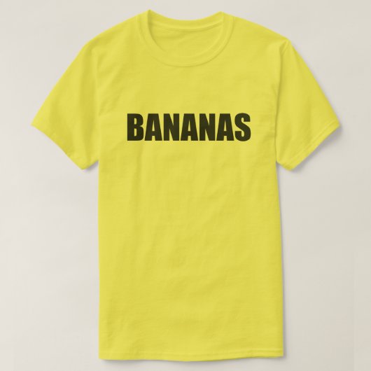 BANANEN T-SHIRT (Design voorkant)