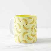 Bananen Tweekleurige Koffiemok (Voorkant links)