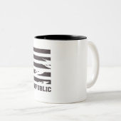 Bananen Tweekleurige Koffiemok (Voorkant rechts)