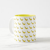 Bananen Tweekleurige Koffiemok (Voorkant links)