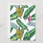 Bananen Verjaardag uitnodiging (Achterkant)