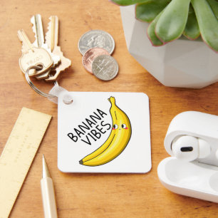 Bananen Vibe Sleutelhanger
