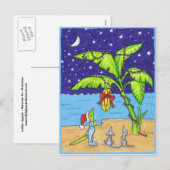 Bananen voor het briefkaart van Kerstmis (Voorkant / Achterkant)