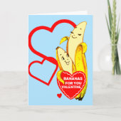 BANANEN VOOR JE VALENTIJN FEESTDAGEN KAART (Voorkant)