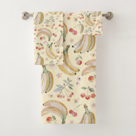 Bananen voor Kersen Bad Handdoek