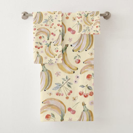 Bananen voor Kersen Bad Handdoek (Insitu)