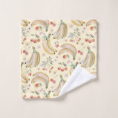 Bananen voor Kersen Bad Handdoek (Wasdoekje)