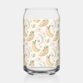 Bananen voor Kersen Blikvorm Glas (Achterkant)