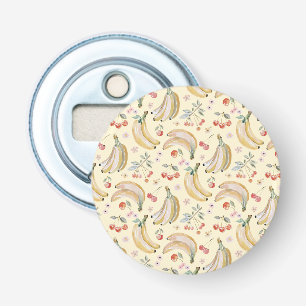 Bananen voor Kersen Button Flesopener