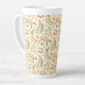 Bananen voor Kersen Latte Mok (Linkerhoek)