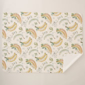 Bananen voor Kersen Sherpa Deken (Voorkant (horizontaal))