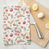 Bananen voor Kersen Theedoek (Quarter Fold)