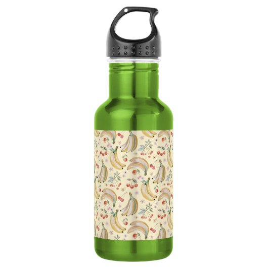 Bananen voor Kersen Waterfles (Voorkant)