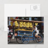 Bananen voor verkoop briefkaart (Voorkant / Achterkant)