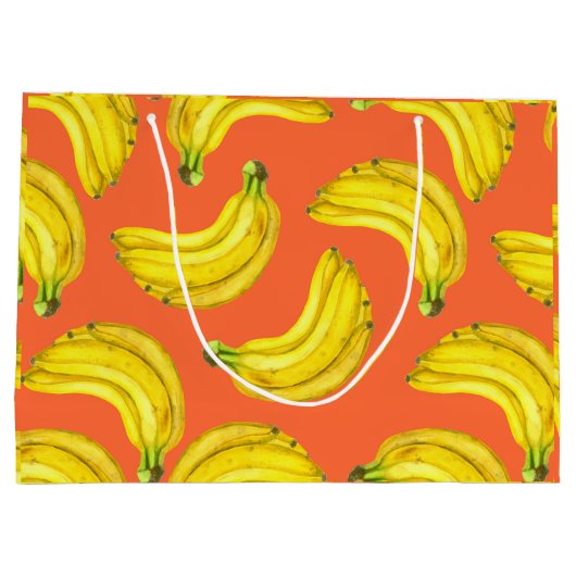 Bananen waterverf groot cadeauzakje (Achterkant)