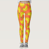 Bananen waterverf leggings (Voorkant)