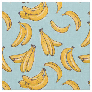 Bananen waterverf  stof