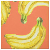 Bananen waterverf stof (Swatch)