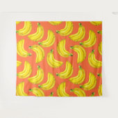 Bananen waterverf wandkleed (Voorkant (horizontaal))