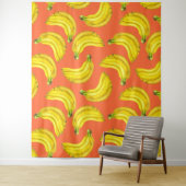 Bananen waterverf wandkleed (In situ)