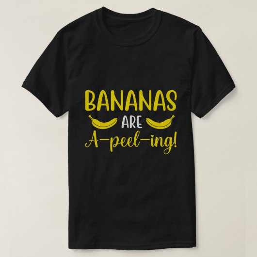 Bananen zijn een peel-ing! t-shirt (Design voorkant)