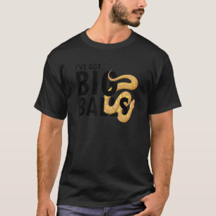 Bananenbal Python en Noodle Reptiel Design 32 T-shirt