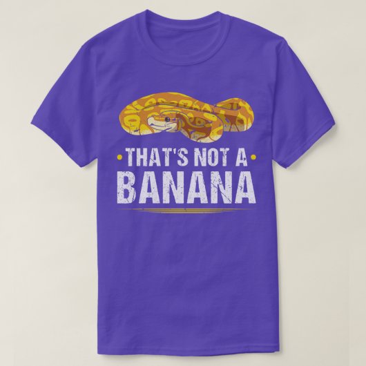 Bananenbal Python Snake T-shirt (Design voorkant)