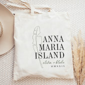 Bananenblad Bestemming Bruiloft Welkom Tote Bag