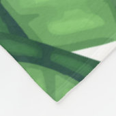 bananenblad blanket fleece deken (Hoek)