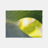 Bananenblad Fleece Deken (Voorkant (Horizontaal))