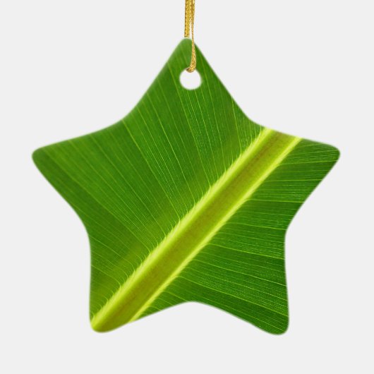 bananenblad keramisch ornament (Achterkant)