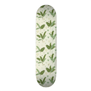 Bananenblad Met Driehoeken Persoonlijk Skateboard