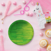 Bananenblad ontwerp papieren bordje (Feest)