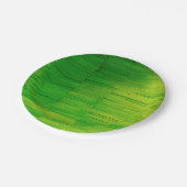 Bananenblad ontwerp papieren bordje (Gekanteld)