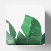 Bananenblad Print Vierkante Favorietendoos Bedankdoosjes (Bovenkant)