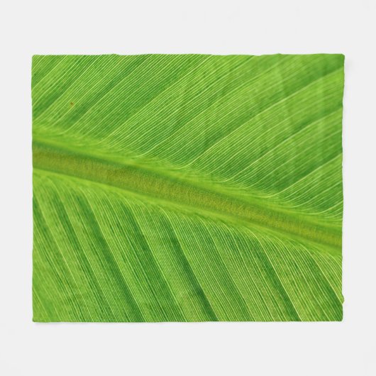 Bananenbladbladervezels Fleece Deken (Voorkant (Horizontaal))