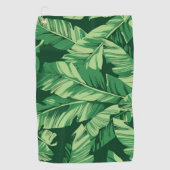 Bananenbladeren 2 golfhanddoek (Voorkant)