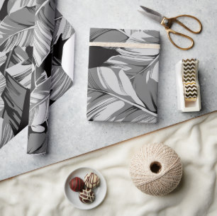 Bananenbladeren 3 cadeaupapier