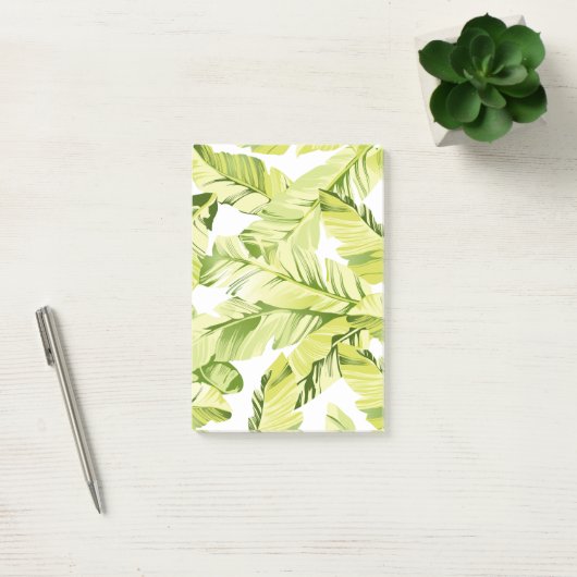 Bananenbladeren 4 post-it® notes (Kantoor)