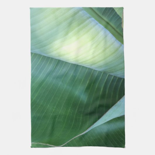 Bananenbladeren Abstract 37 Theedoek (Verticaal)