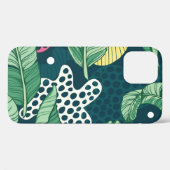 Bananenbladeren abstract, trendy kleuren Case-Mate iPhone case (Achterkant (horizontaal))