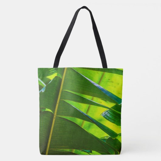 Bananenbladeren, McBryde Garden, Hawaiian Beach Ba Tote Bag (Voorkant)
