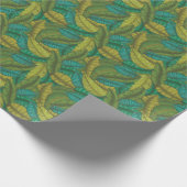 Bananenbladeren: met de hand getekend botanisch cadeaupapier (Hoek)