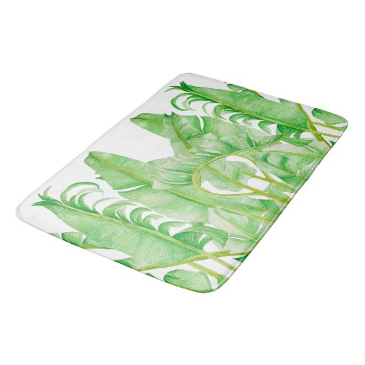 Bananenbladeren op een badmat (Gekanteld)