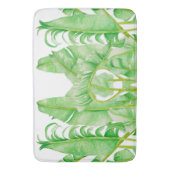 Bananenbladeren op een badmat (Voorkant Verticaal)