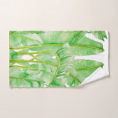 Bananenbladeren op een handdoekset bad handdoek (Handdoek)