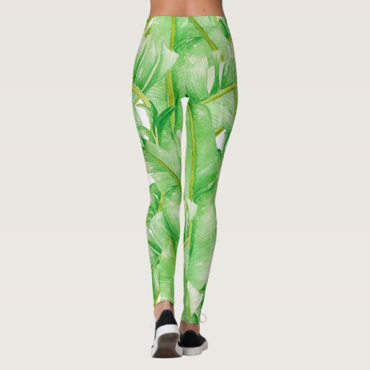 Bananenbladeren op Leggings (Achterkant)