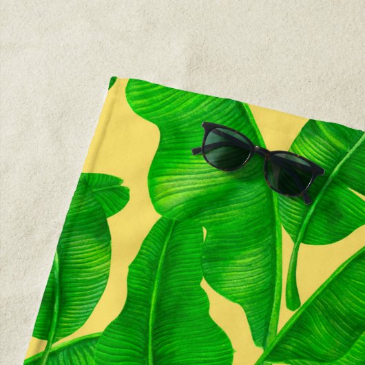 Bananenbladeren Strandlaken (In situ)