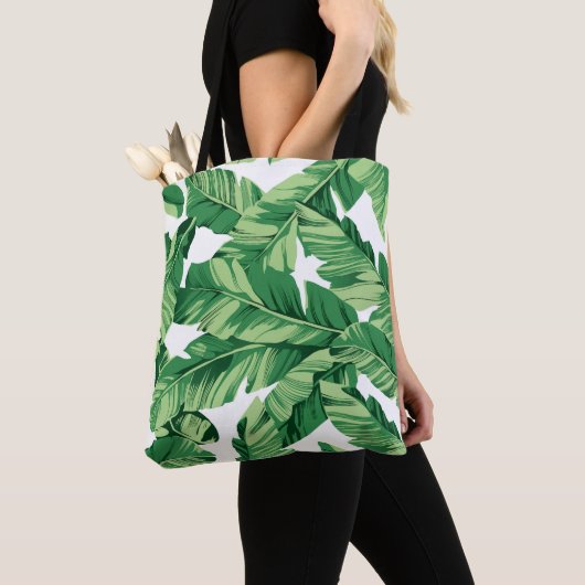 Bananenbladeren Tote Bag (Dichtbij)