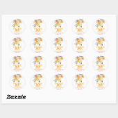 Bananenbladeren Tropic zoals het heet is! Bachelor Ronde Sticker (Vel)